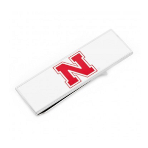 University of Nebraska Cornhuskers Money Clip White